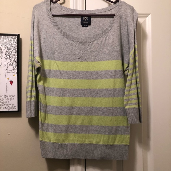 Striped half sleeve shirt. - Picture 1 of 3